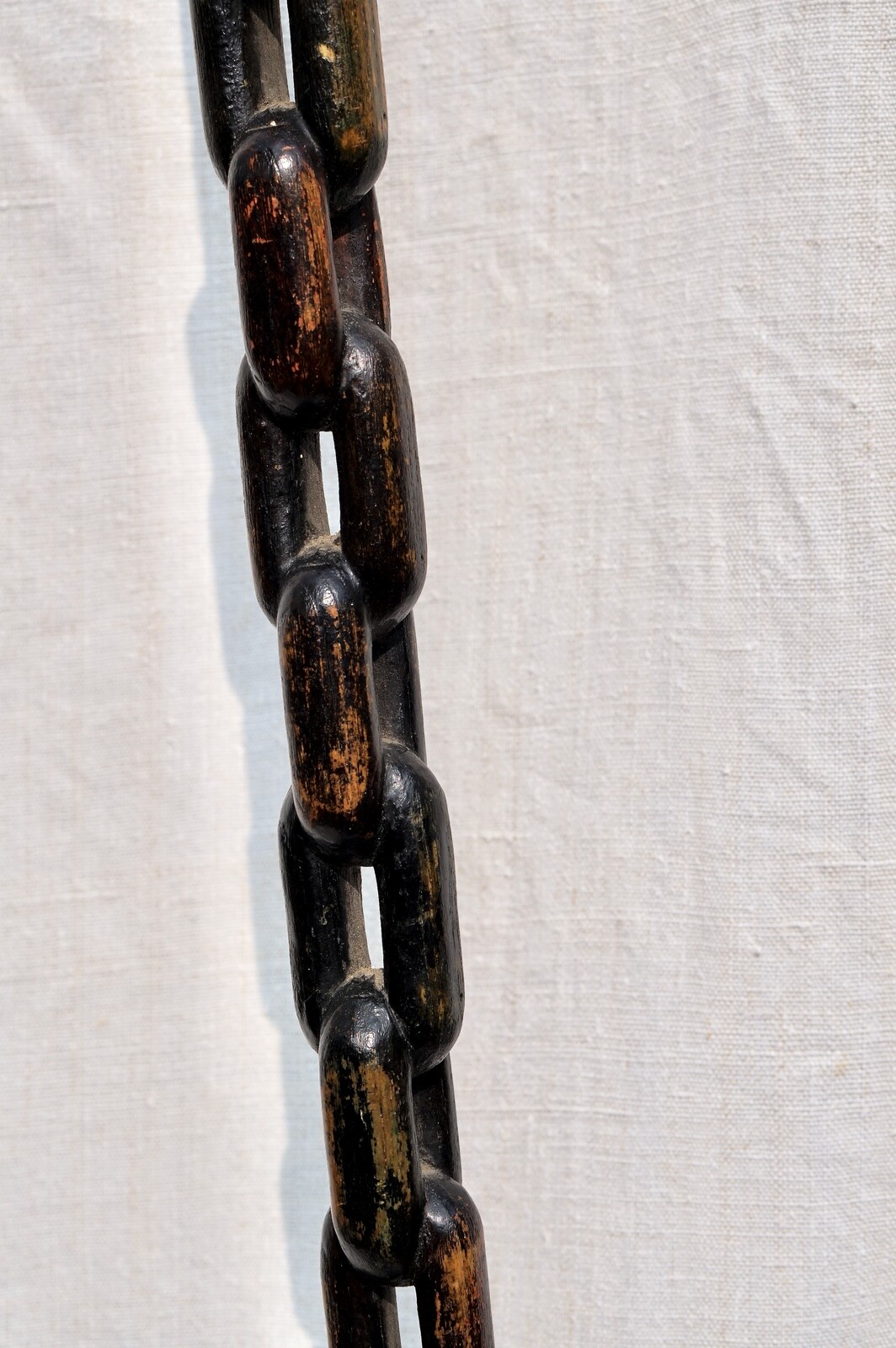 An unusual Whalers-Art wood Walking stick, U.S.A. or Europe ca. 1900