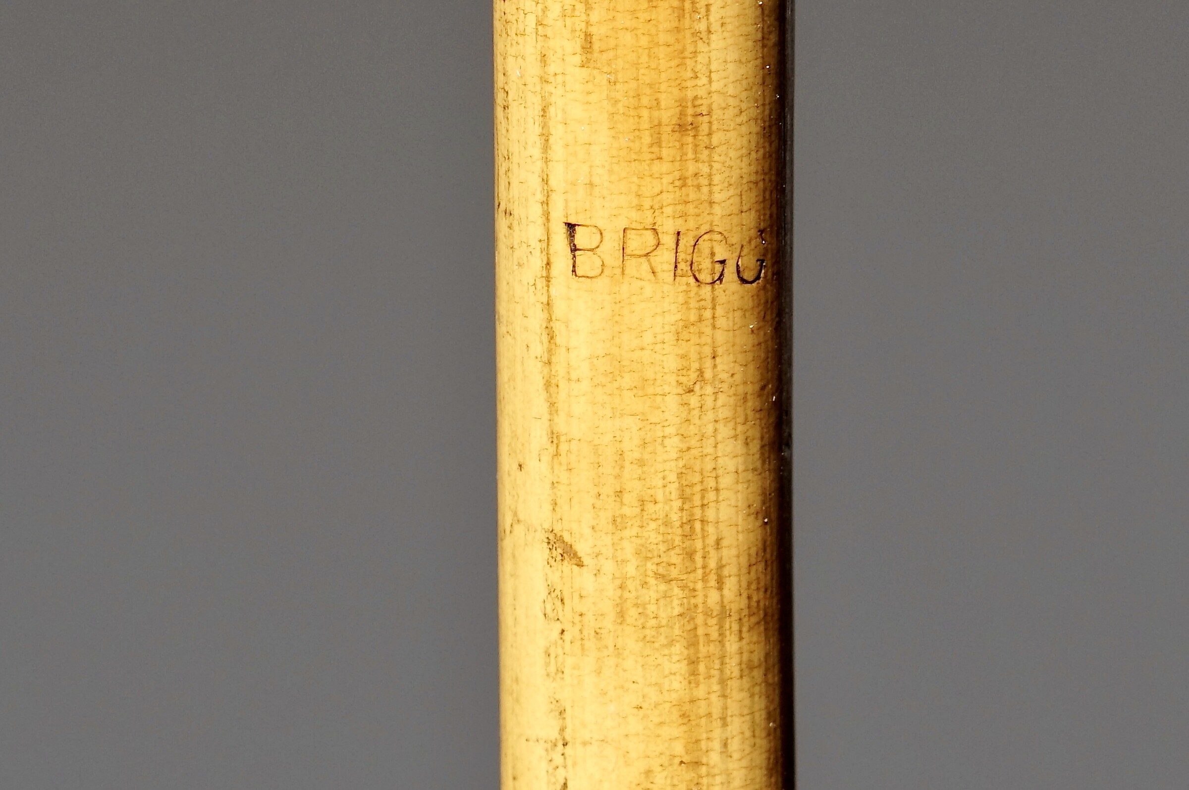 BRIGG Bobtail dog Walking Cane. London, ca. 1900